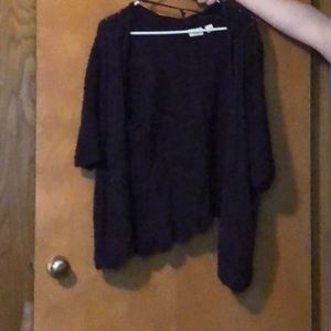 Short sleeved half cardigan